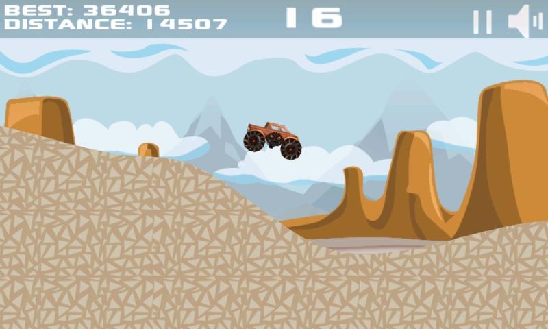 Screenshot of Mountain Offroad Racing