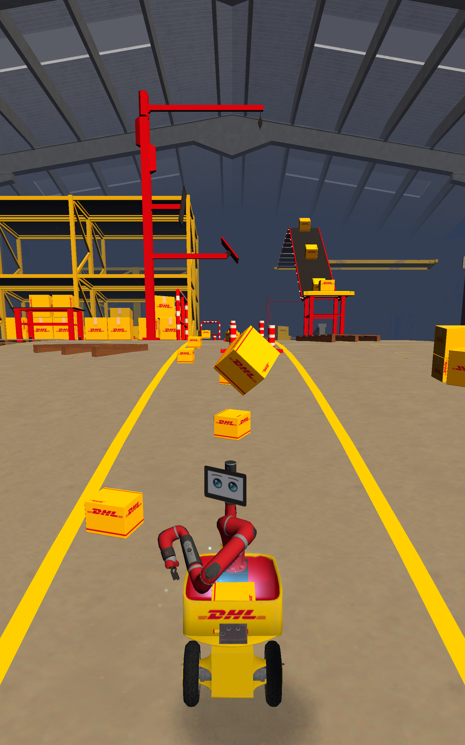 Screenshot of DHL EffiBOT Dash