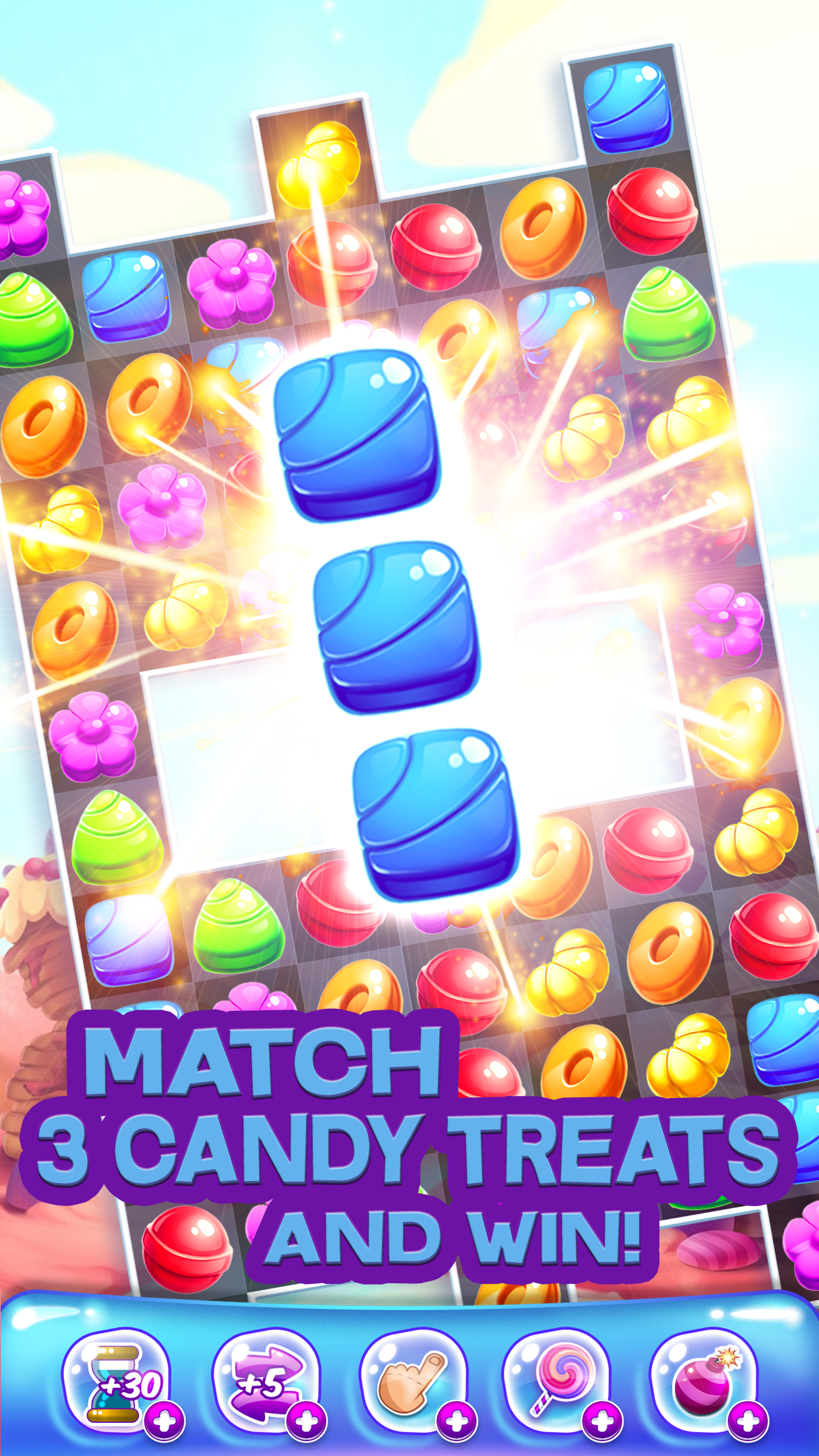 Candy Match Fever Game Screenshot