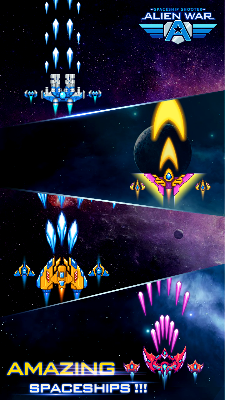 Alien War - Space Shooter ภาพหน้าจอเกม