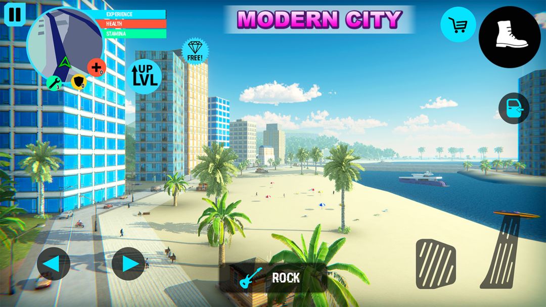 Rio crime city: mafia gangster 게임 스크린 샷