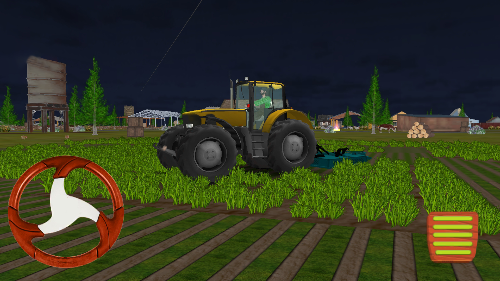 Скриншот игры Indian Tractor : Farming Games