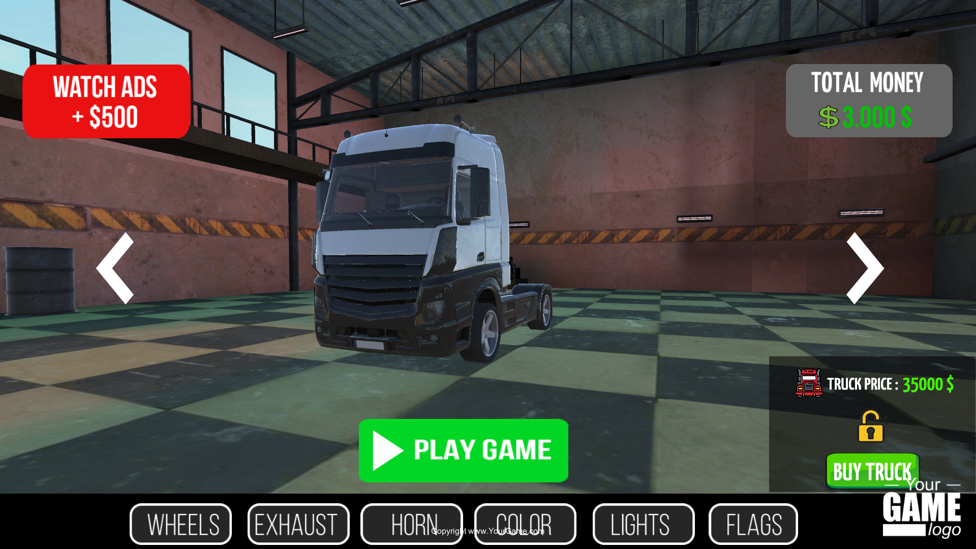 Truck Simulator Driver Game Game Screenshot