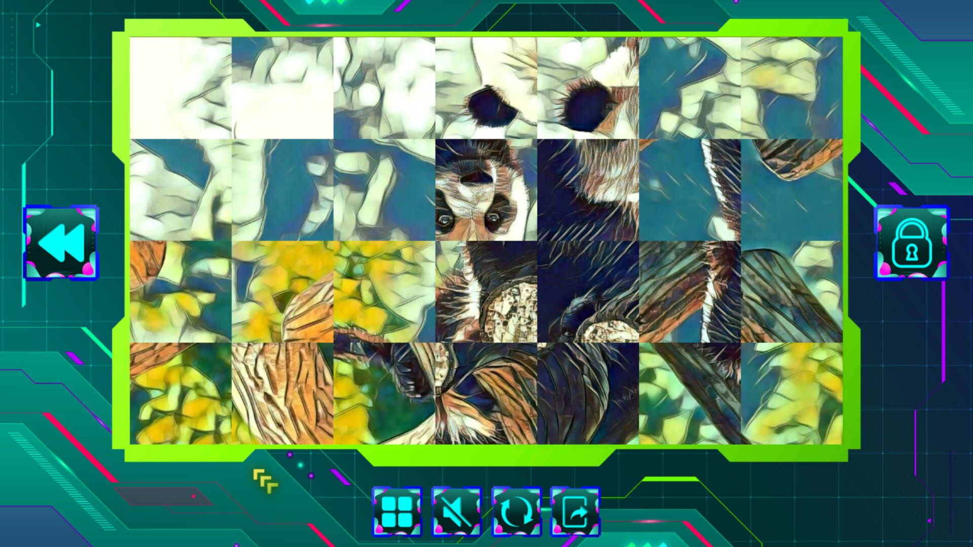 Twizzle Puzzle: Animals Game Screenshot