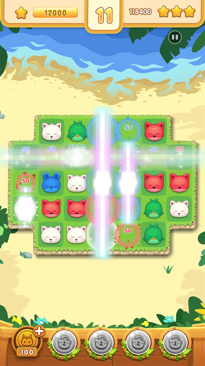 Captura de Tela do Jogo 宠物消消乐2