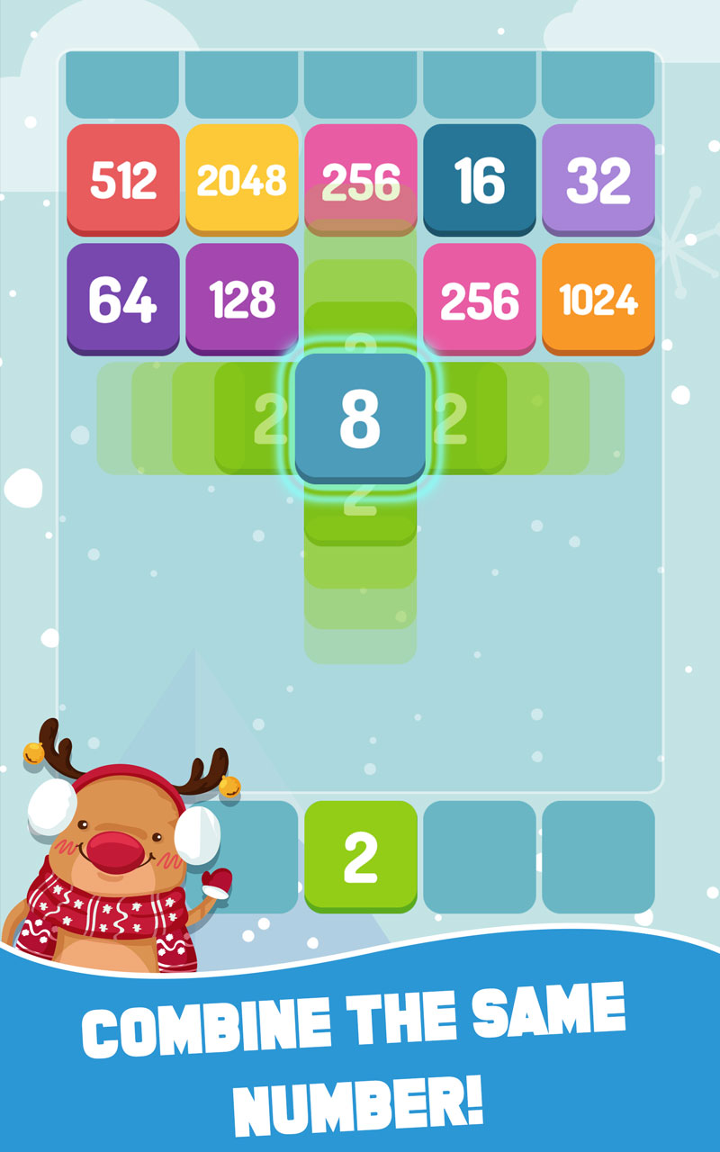 2046+2 Bubble Shot: Merge Number - Bubble Merge Game Screenshot