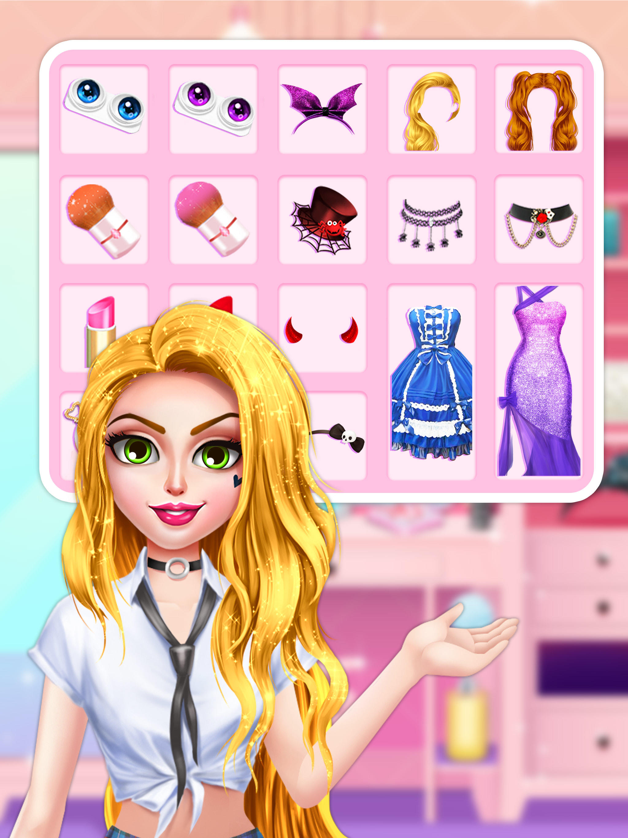 Vampire Makeup Games for Girls 게임 스크린샷