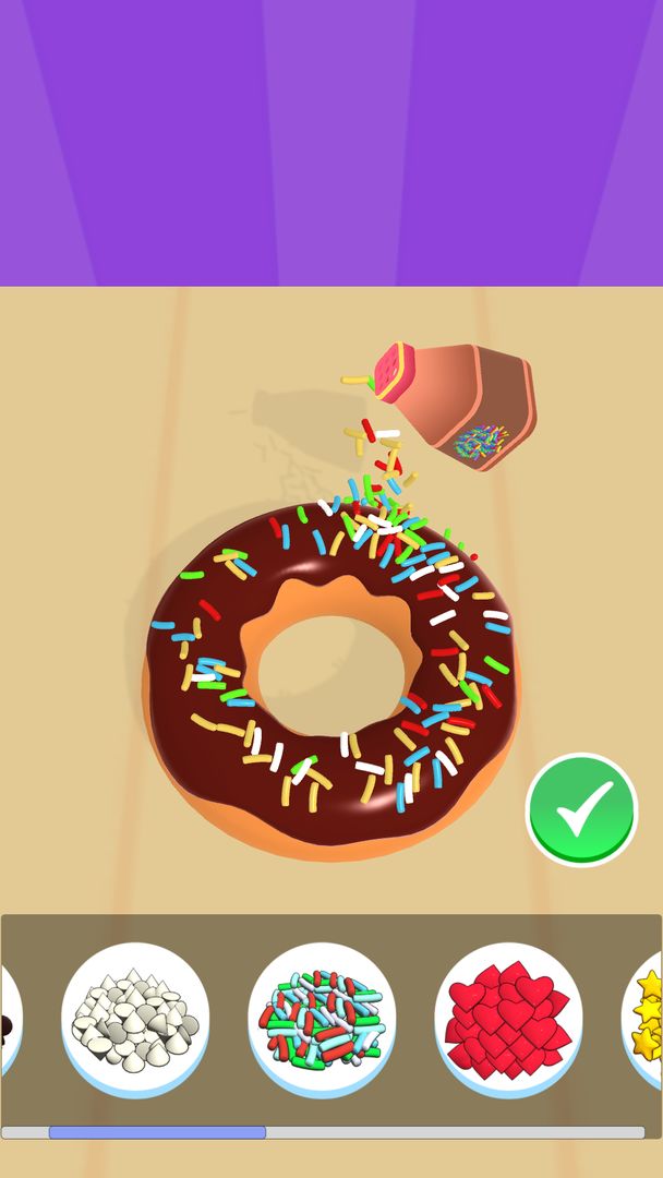 Screenshot of Donut Factory 3D
