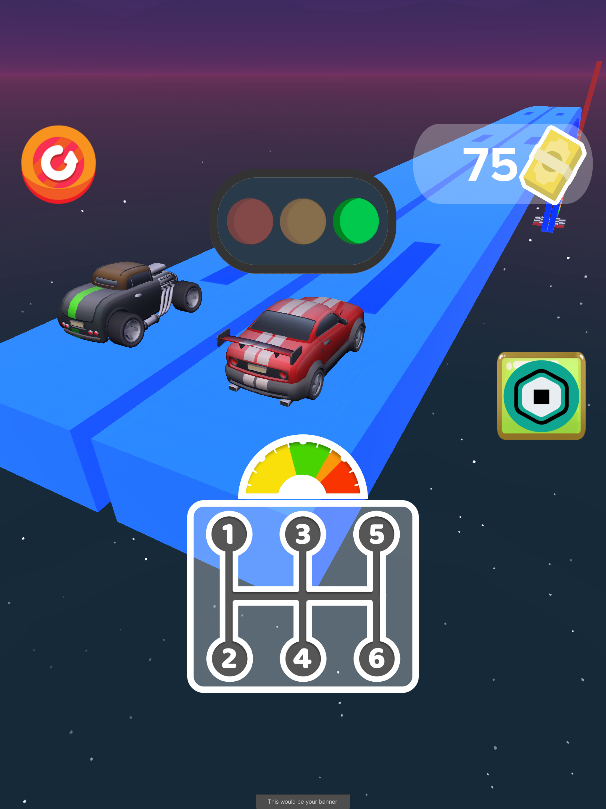 Robux Velocity Gear Up Game Screenshot