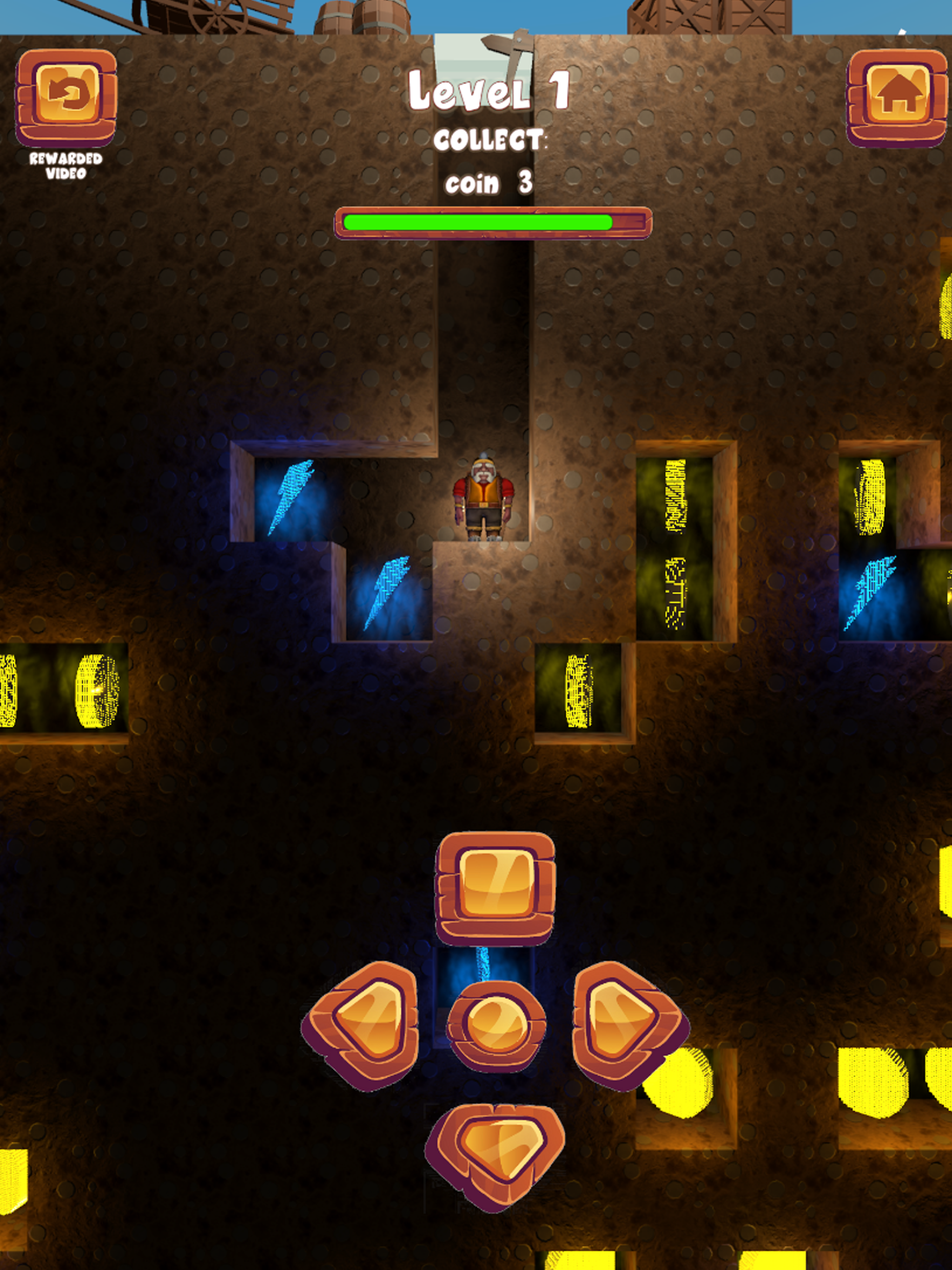 Treasure Miner - a mining game for Android - Free App Download