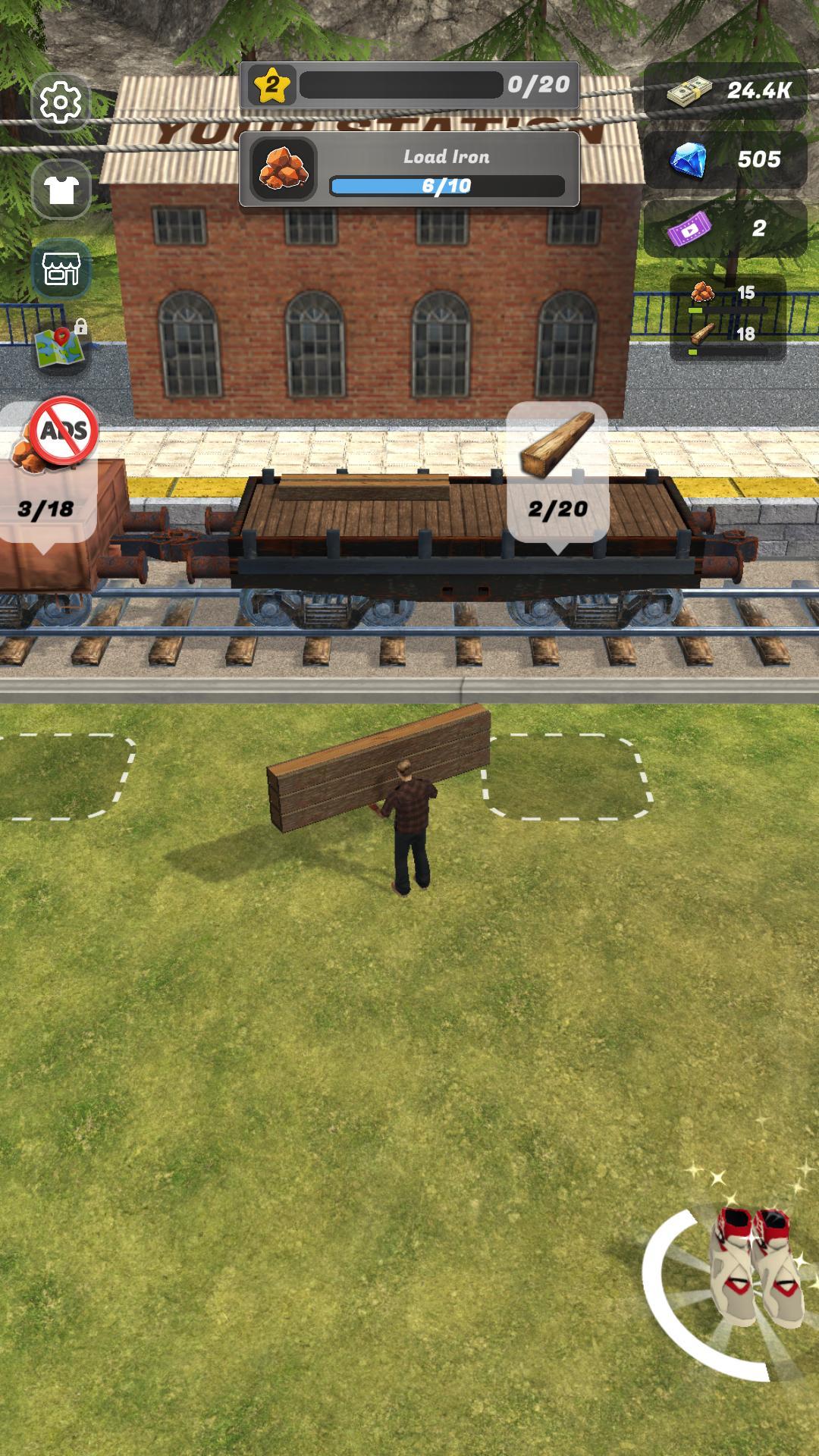 Cargo Train Terminal 게임 스크린샷