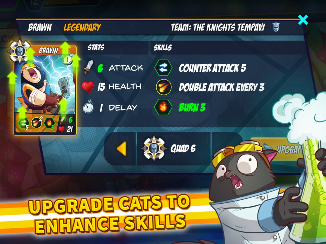 Screenshot of Tap Cats: Epic Card Battle (CCG)