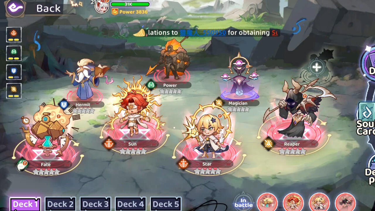Epic of Tarot screenshot game