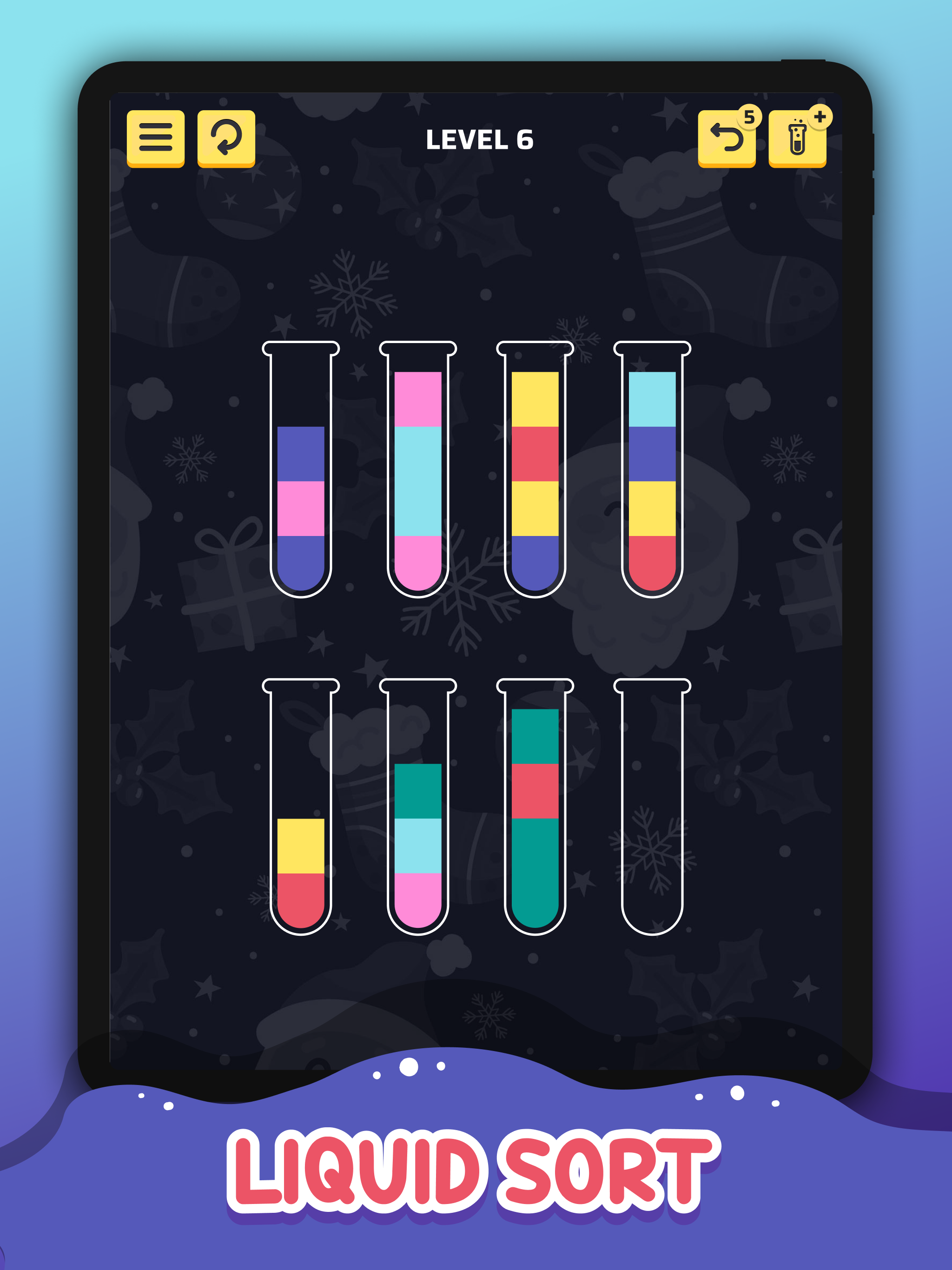 Screenshot of Water Sort Puzzle Sorting Game