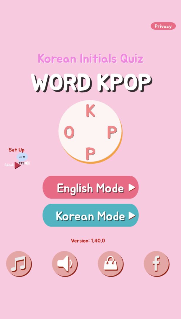 Screenshot of Word Kpop - Initials Quiz