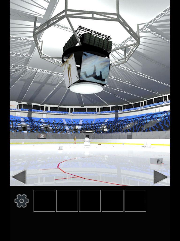 Escape from the skating hall. ภาพหน้าจอเกม