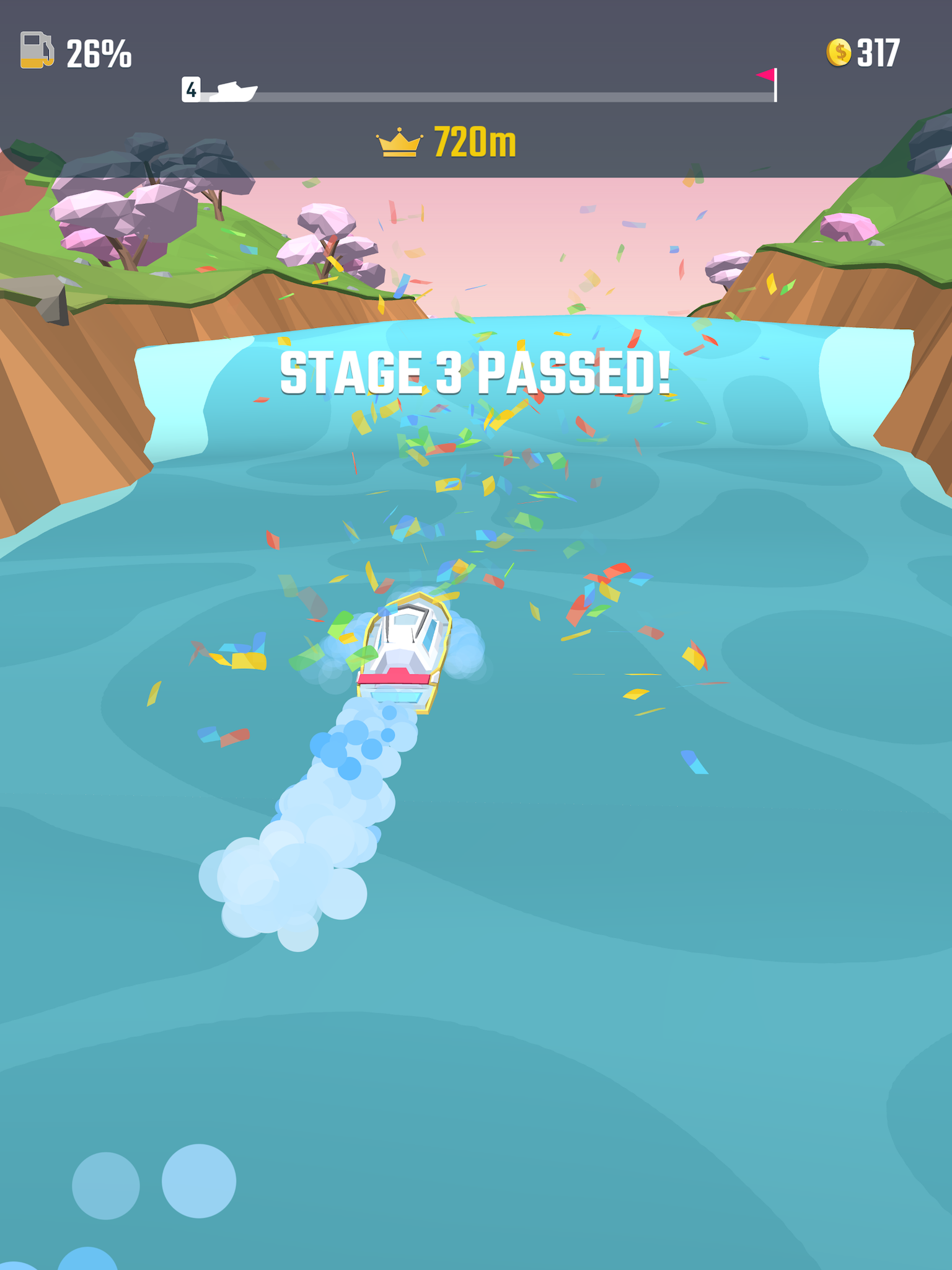 Скриншот игры Flippy Boat