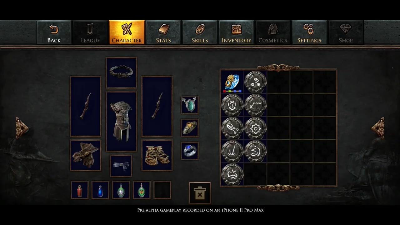 Path of Exile Mobile Game Screenshot