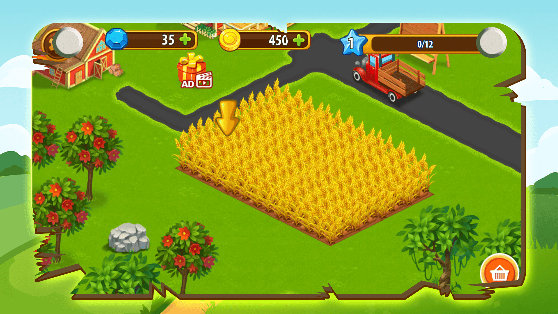 Farm Day Royal Game Screenshot