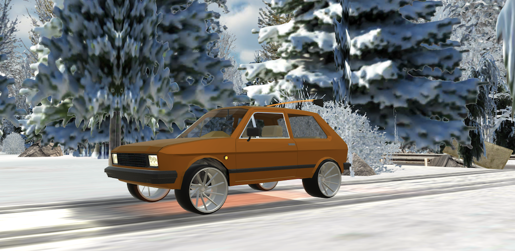 Скриншот игры Snow Car Driving Simulator