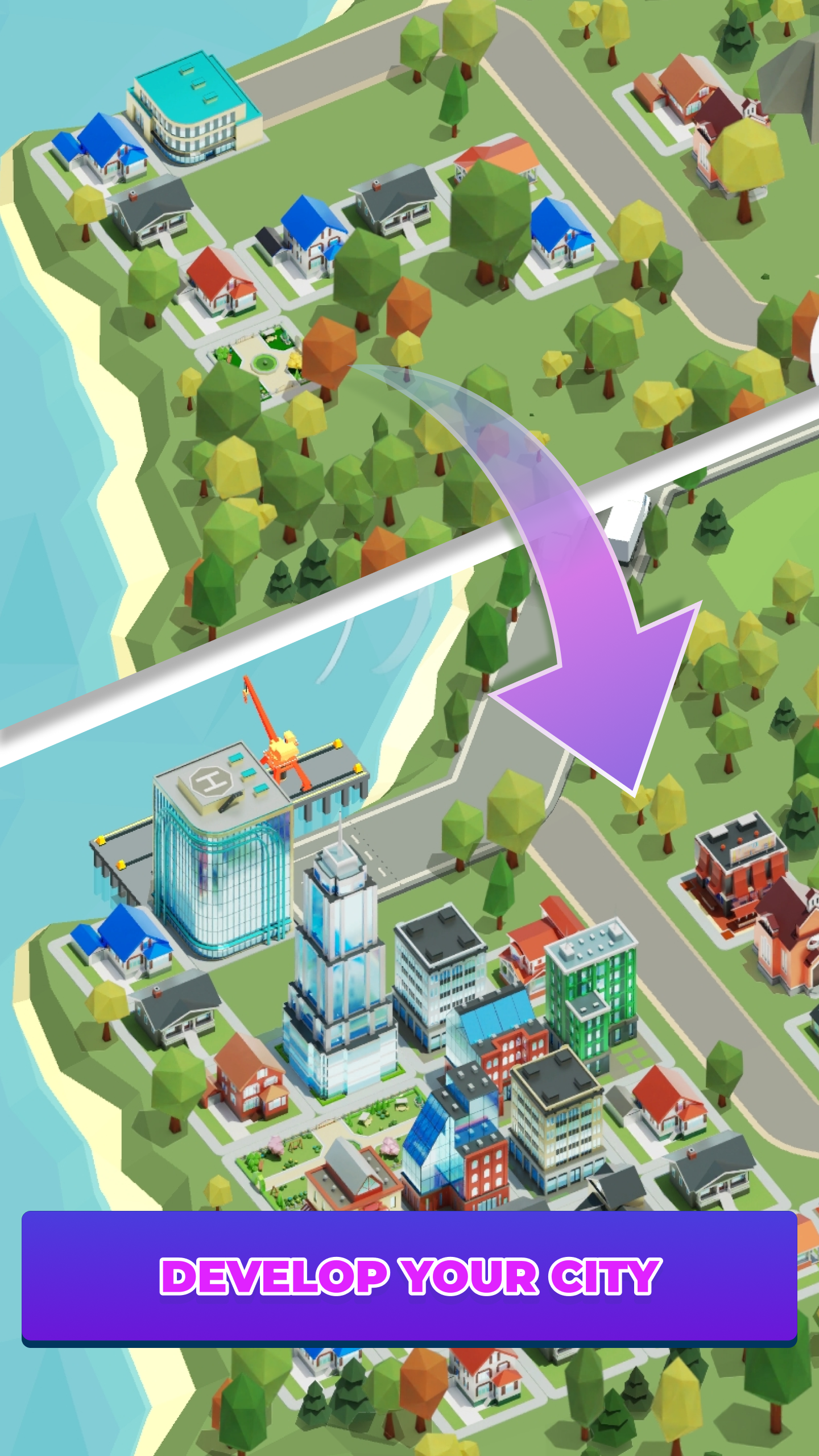 Idle Delivery City Tycoon: Cargo Transit Empire Game Screenshot