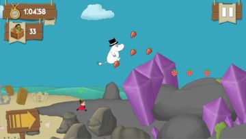 Moomin Adventures: Jam Run Game Screenshot