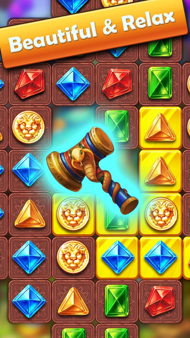 Screenshot of Genies & Jewels - Puzzle Quest