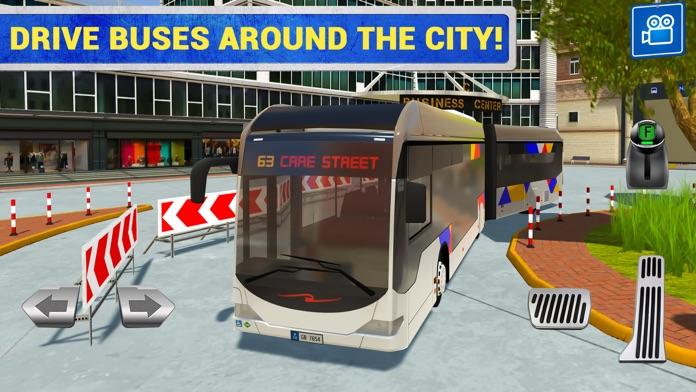 City Bus Driving Sim Game Screenshot