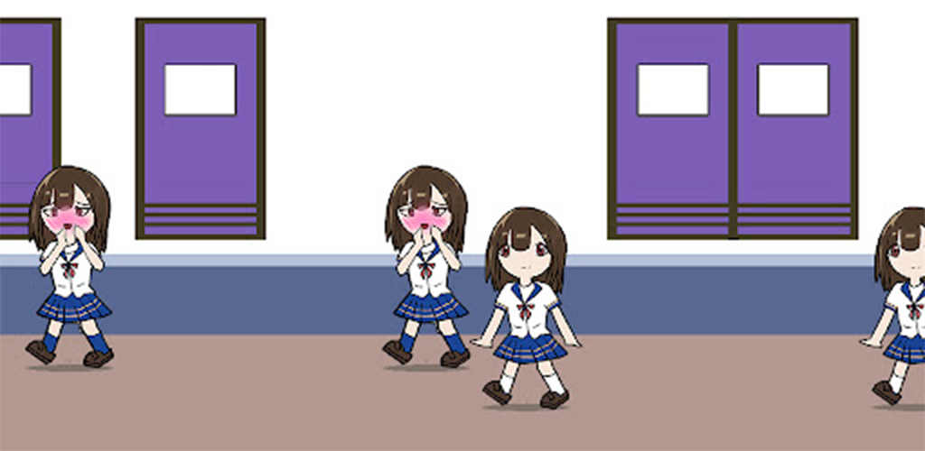 Girl School Closet ゲームのスクリーンショット