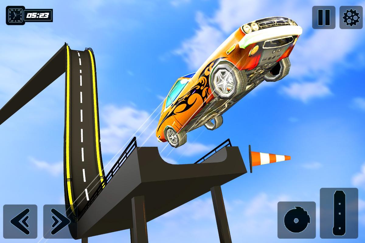 Screenshot 1 of မဖြစ်နိုင်သော GT ကားမောင်းနှင်မှုလမ်းကြောင်းများ- ကားကြီးခုန်ခြင်းများ 1.0