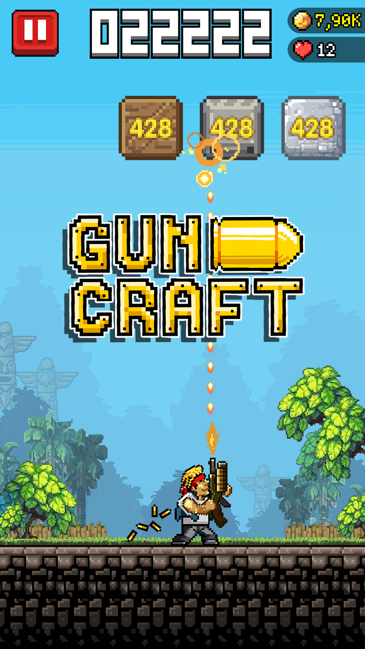 Gun Craft – Gunman Game to Break Rocks Game Screenshot