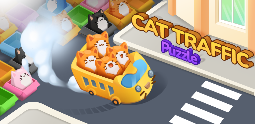Cat Traffic Puzzle screenshot