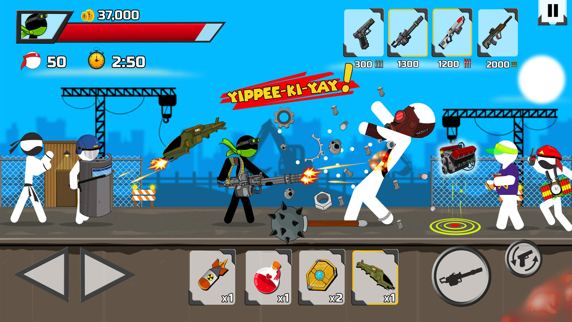 Stickman maverick : bad boys ゲームのスクリーンショット