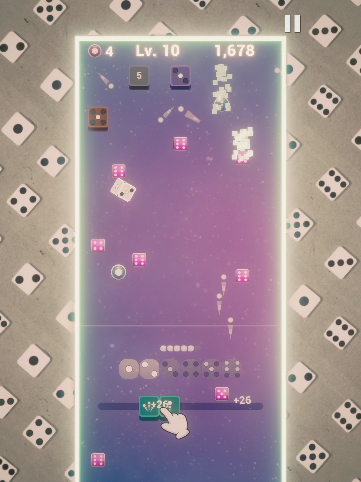 DBB  - Dice Brick Breaker Game Screenshot