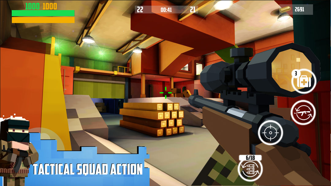 Block Gun 3D: FPS Shooter PvP ภาพหน้าจอเกม