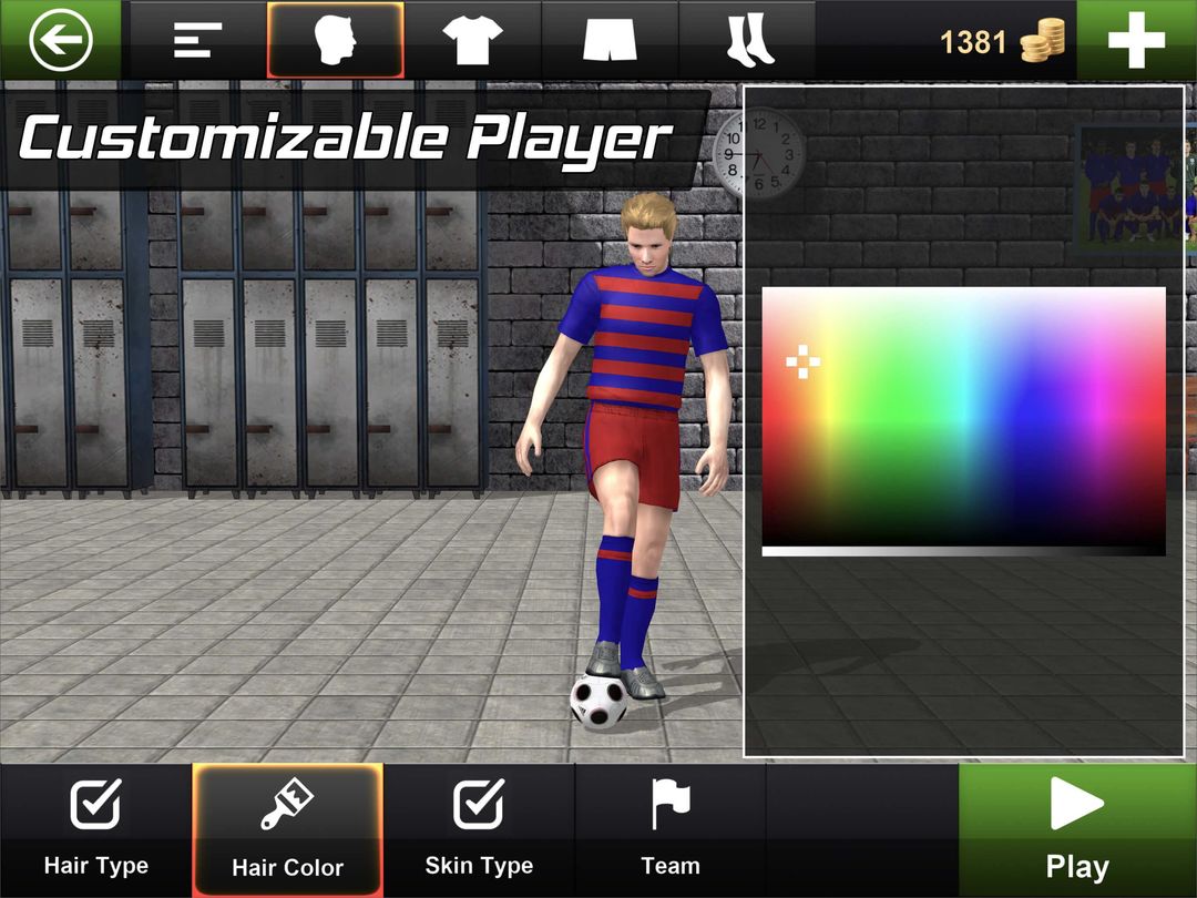 Digital Soccer Free kick 2022 screenshot game