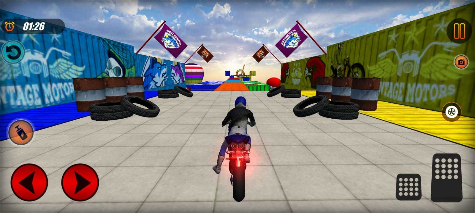 Bike Ramp Stunt City Game Screenshot