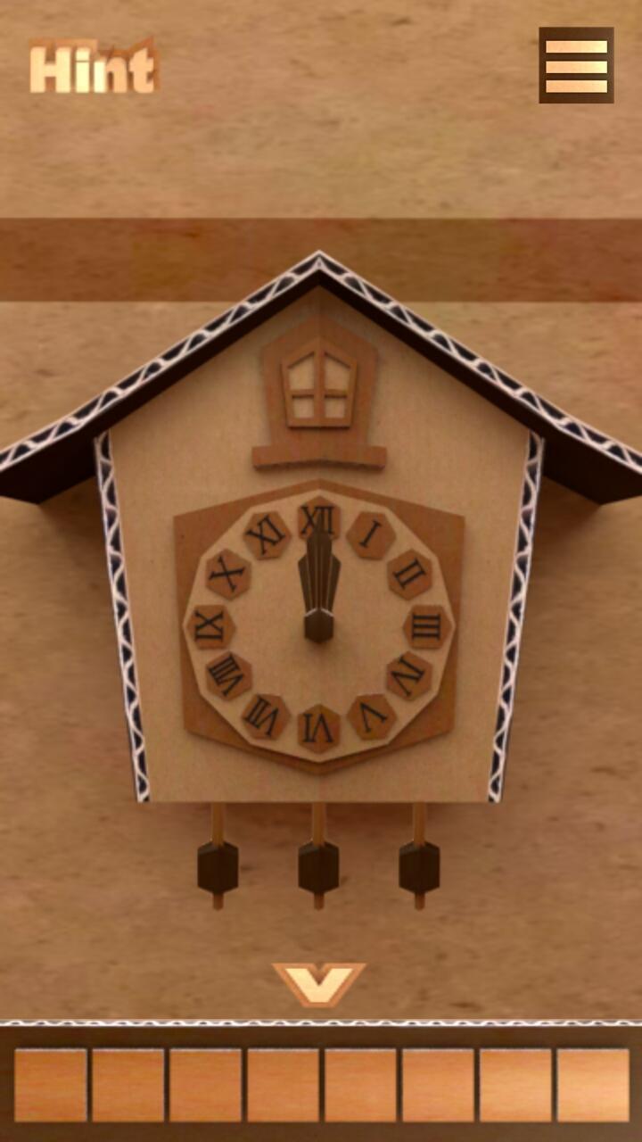 脱出ゲーム「Cardboard House」 게임 스크린샷