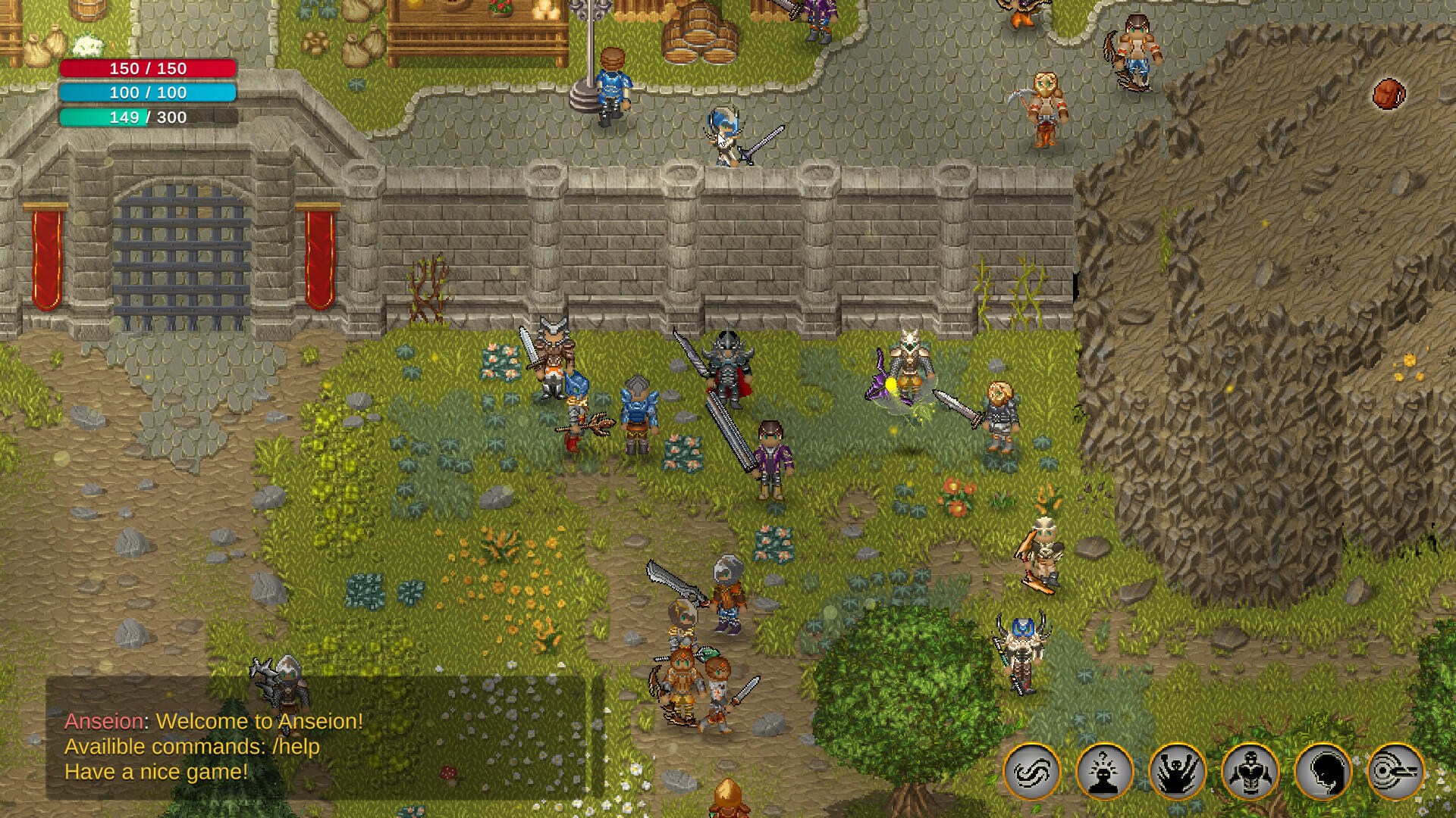 Screenshot of Anseion - Fantasy MMORPG