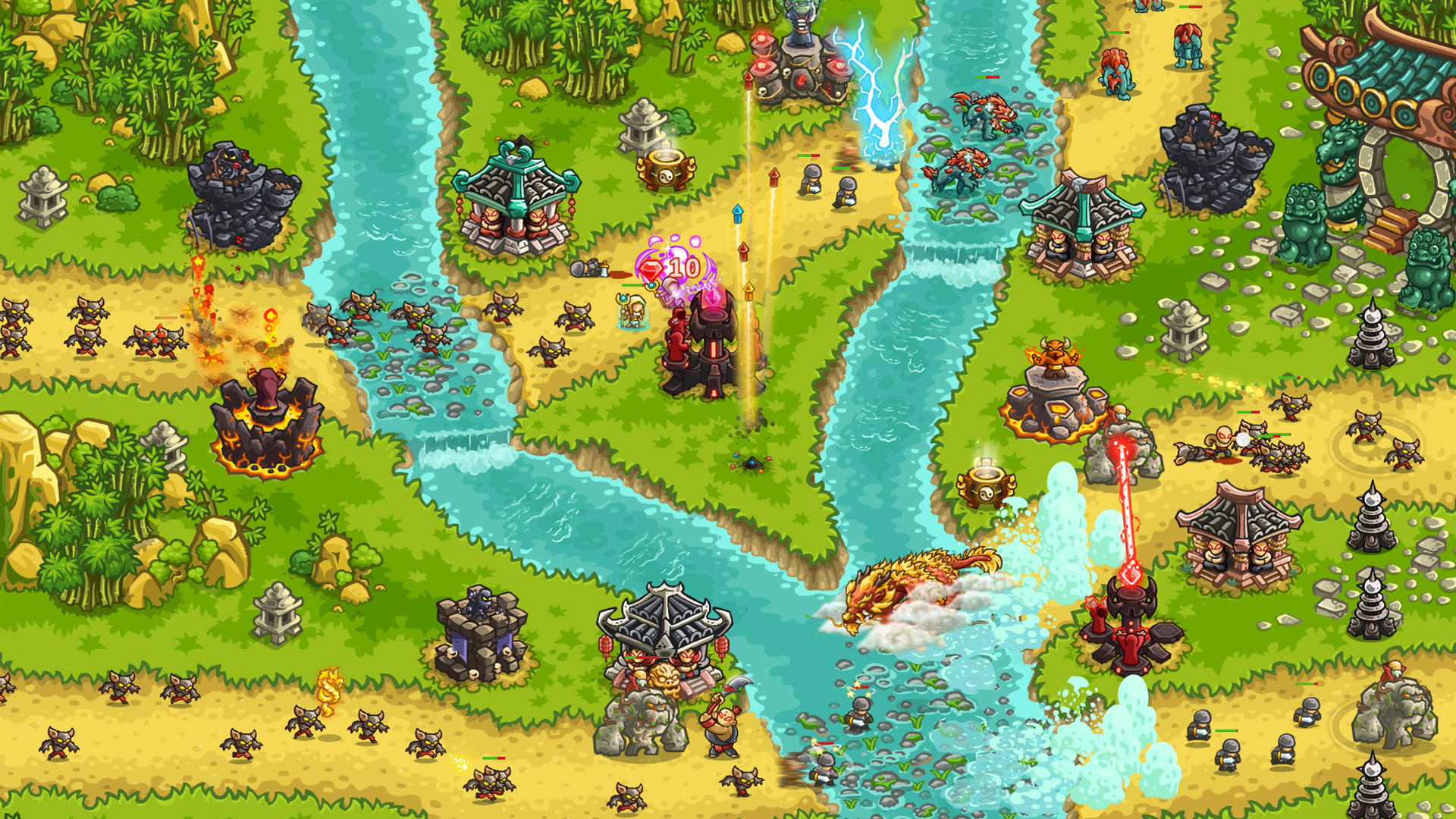 Kingdom Rush Vengeance - Tower Defense 遊戲截圖