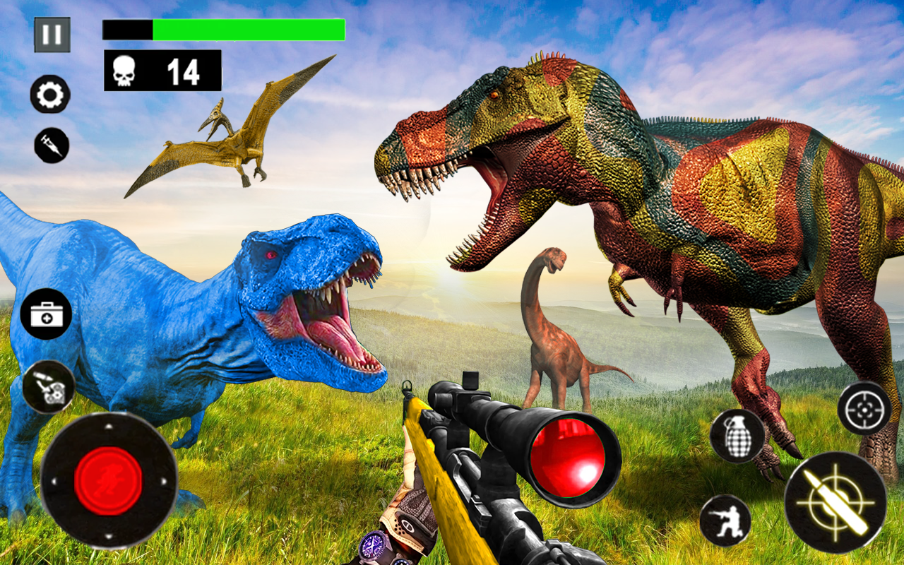 Screenshot of Real Dino Hunting Zoo Games