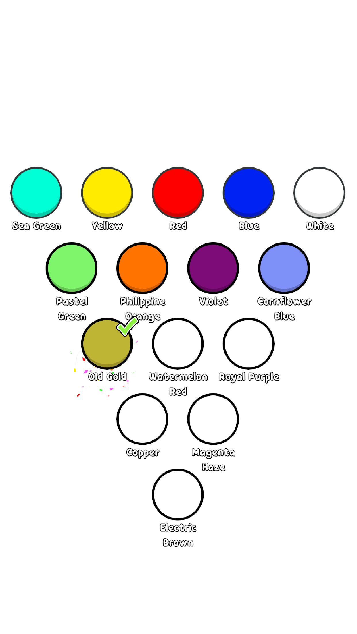 Screenshot of Color Mixing