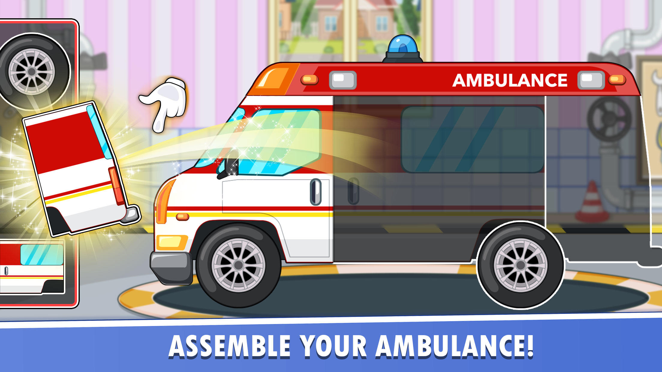 Rescue Ambulance Hospital Game Game Screenshot