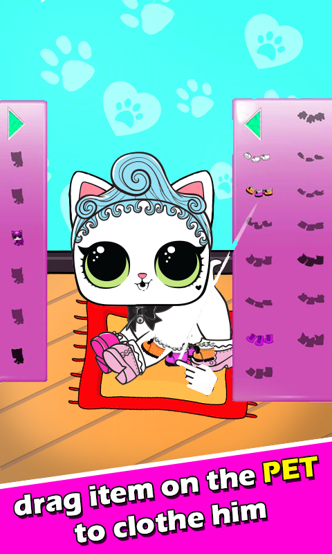 LOL Pets and Dolls Surprise Opening Eggs Game Screenshot