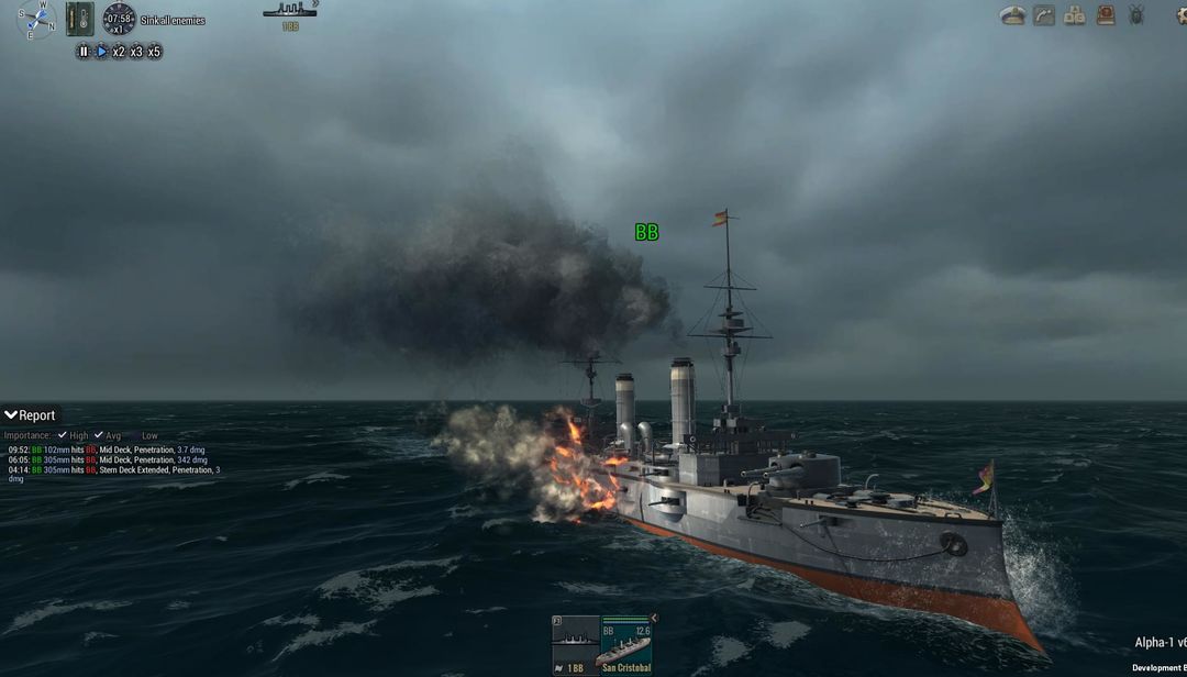 Ultimate Admiral: Dreadnoughts screenshot game