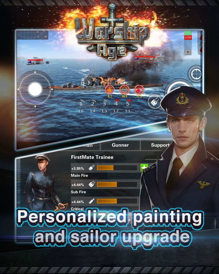 Warship Age 게임 스크린 샷