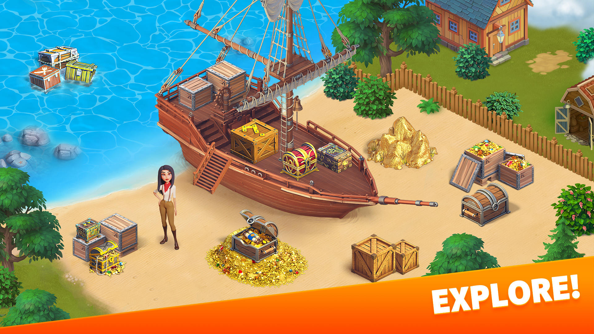 Klondike Adventures Game Screenshot