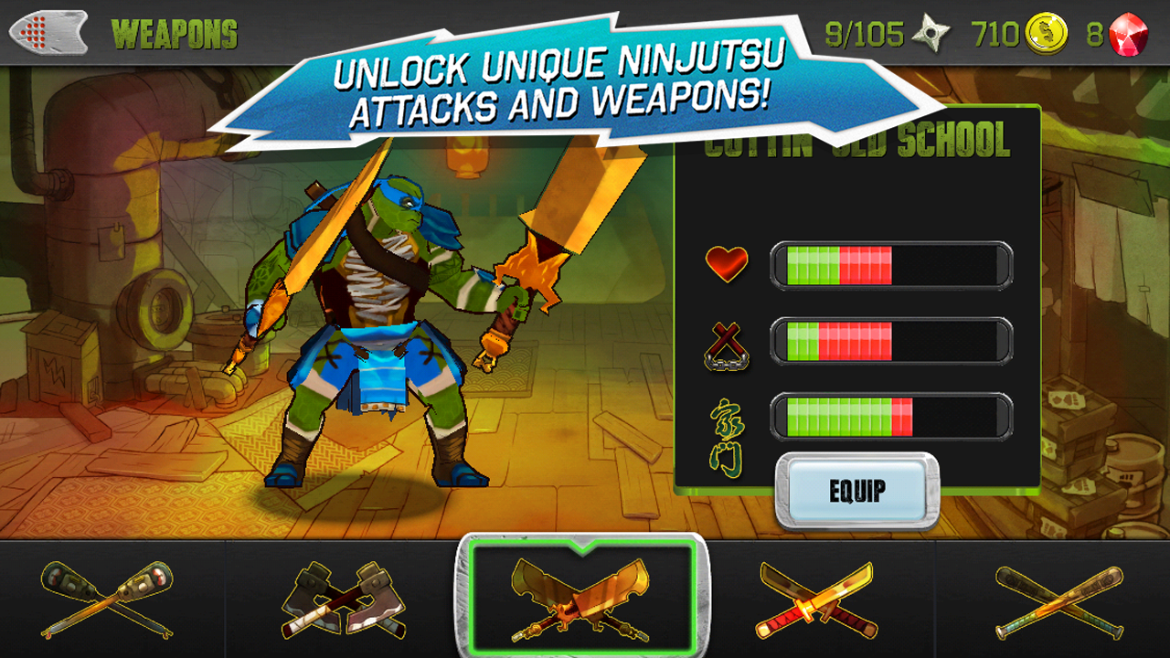 TMNT: Brothers Unite Game Screenshot
