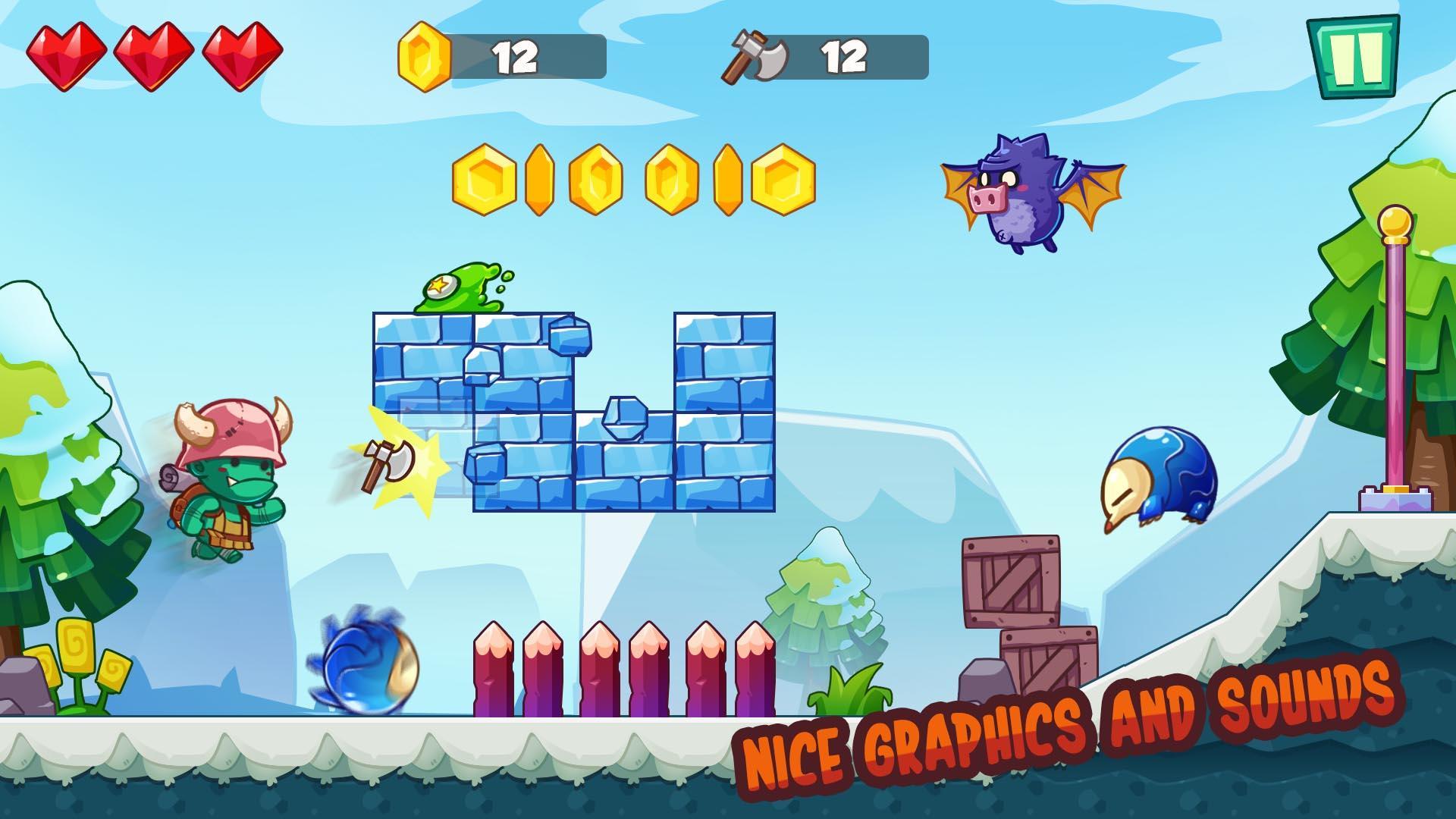 Jungle Adventures: Super World ภาพหน้าจอเกม