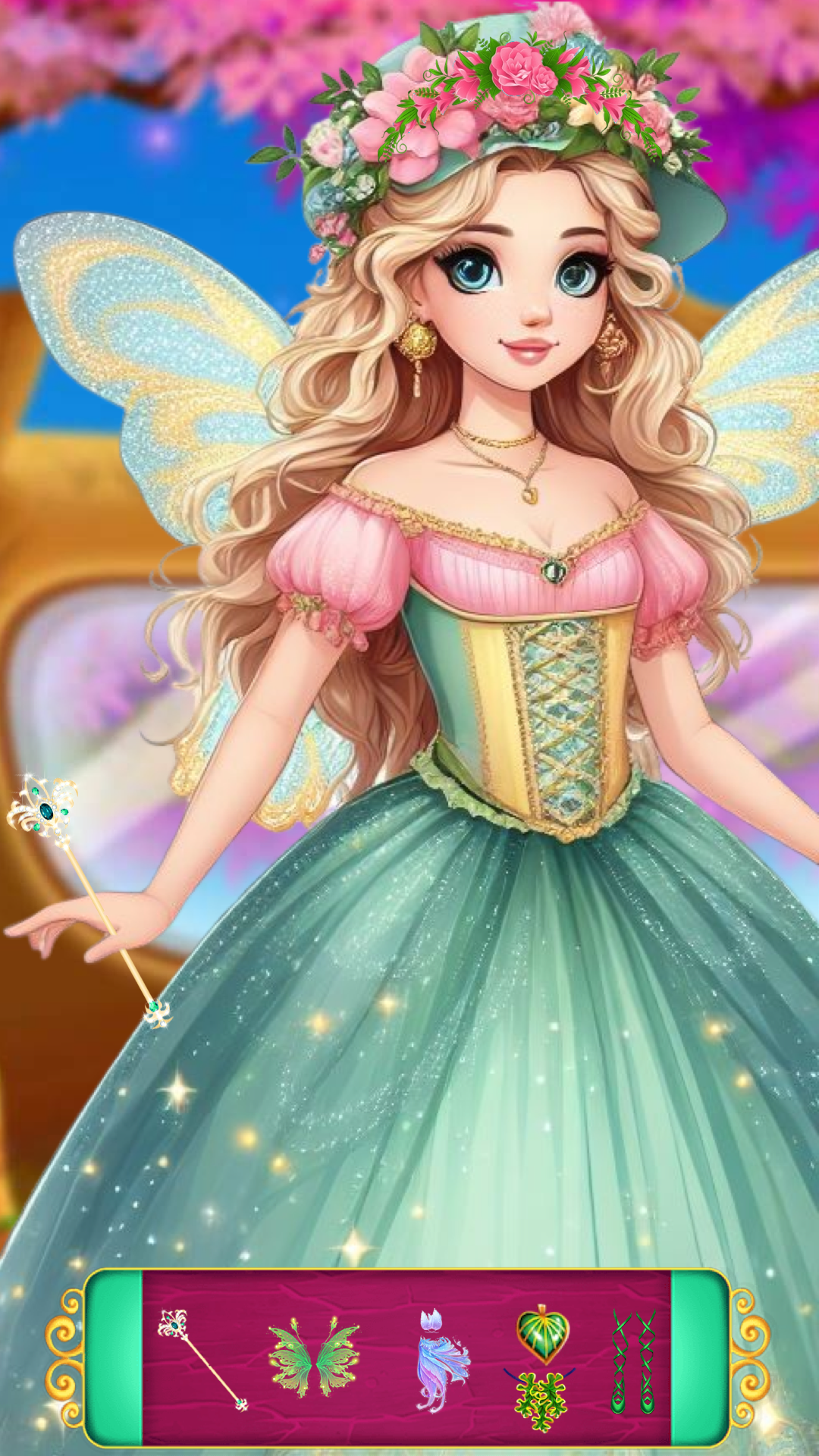 Fairy Princess Makeup Dress-up Game Screenshot